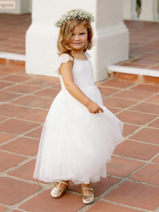 nora lee Other - Camilla Flower Girl Dress in White